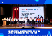 SINH VIÊN UIT ĐẠT GIẢI OLYMPIC TOÁN HỌC TOÀN QUỐC NĂM 2024