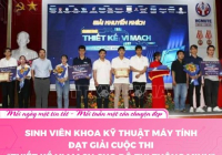 SINH VIÊN KHOA KỸ THUẬT MÁY TÍNH ĐẠT GIẢI CUỘC THI “THIẾT KẾ VI MẠCH CHO ĐÔ THỊ THÔNG MINH"